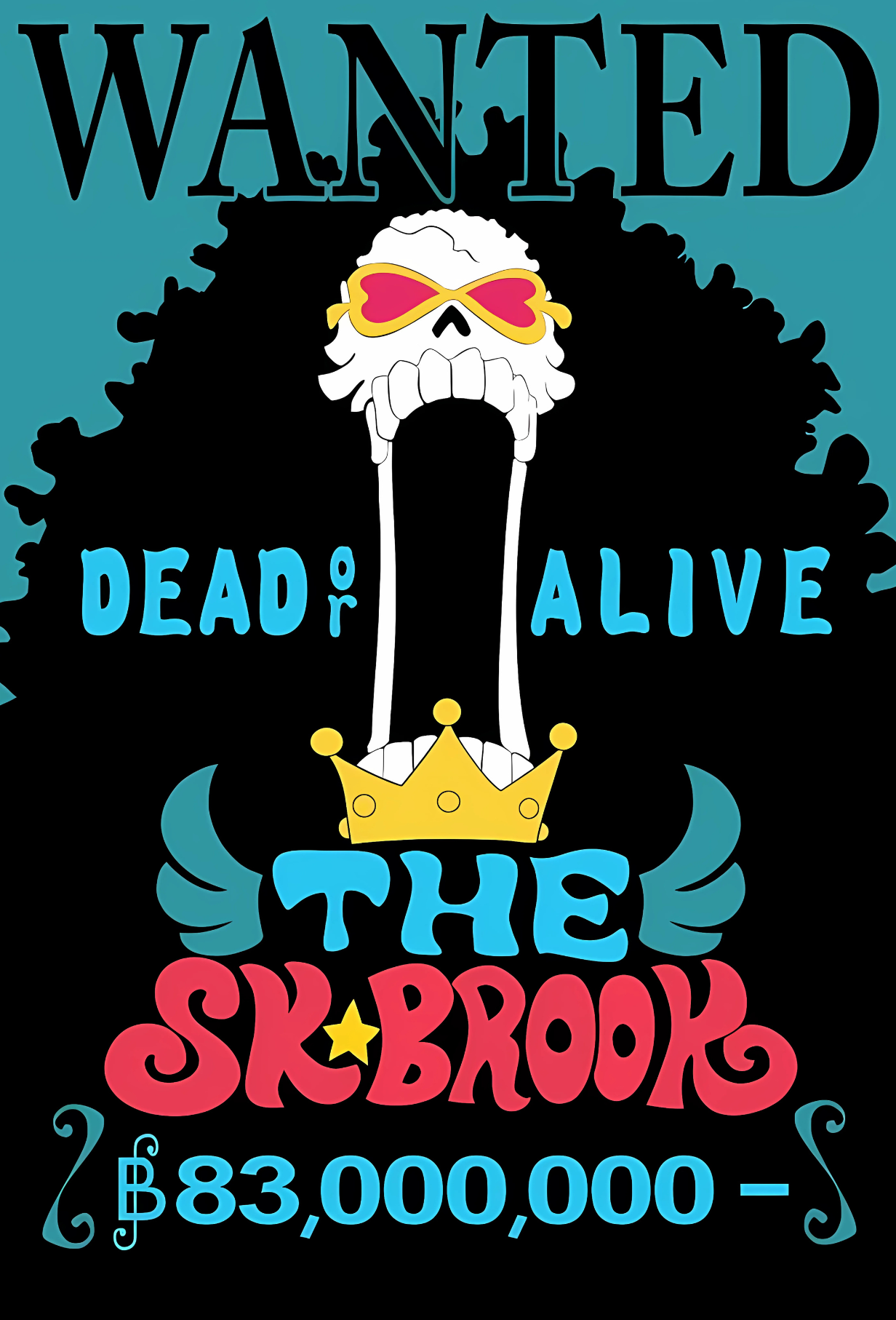 Skybrook 83 Million Berry Bounty Poster - A3 & A4 One Piece Pirate Wall Art