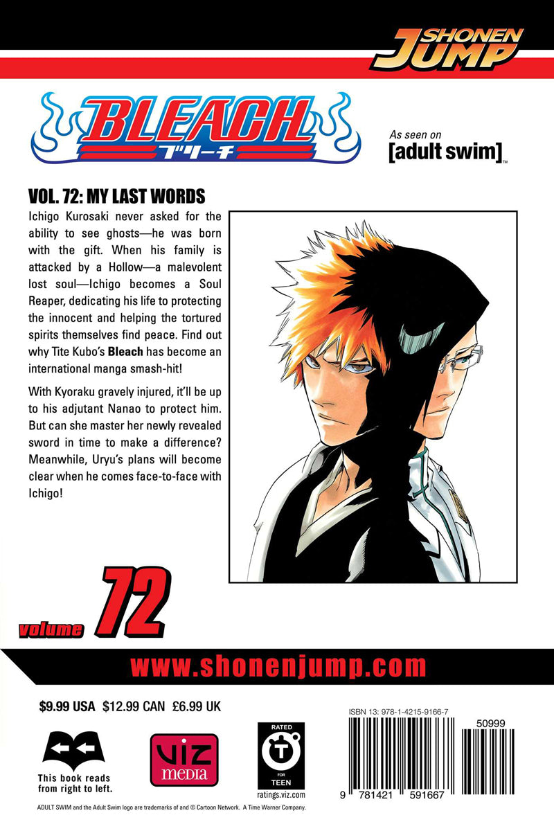 BLEACH Manga Volume 72