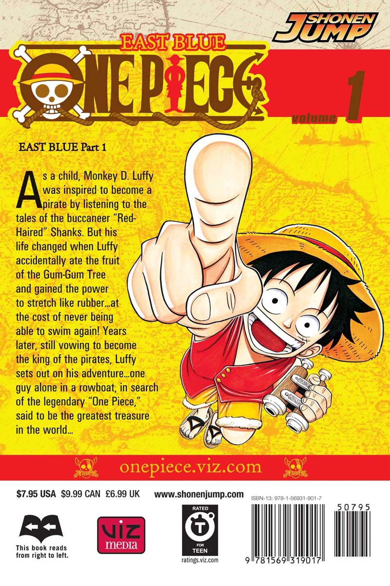 One Piece Manga Volume 1