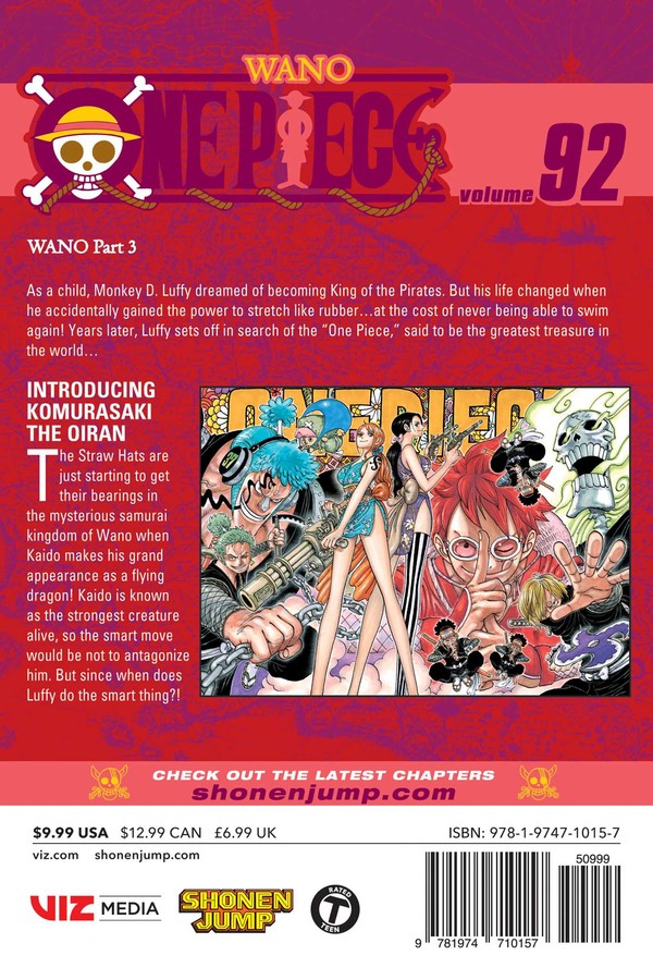 One Piece Manga Volume 92
