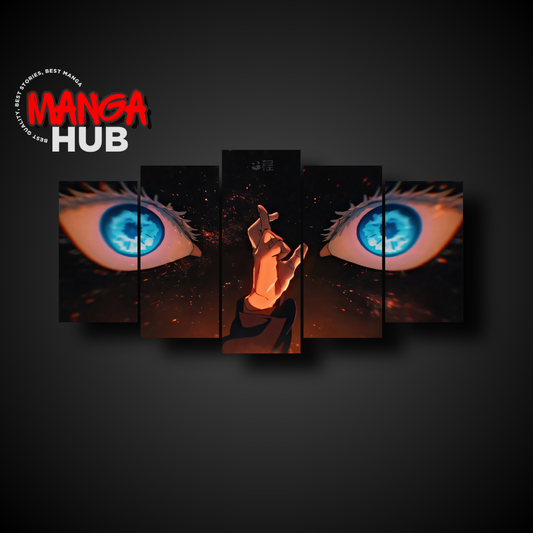 Jujustus kiysen Wall Art | 5-Panel Wall Art