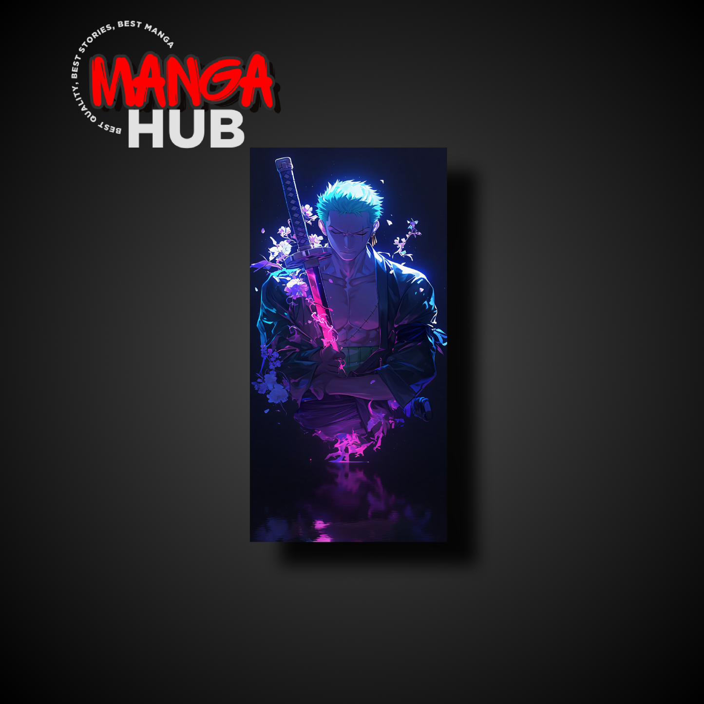 One Piece Zoro Wall Art | Single-Frame