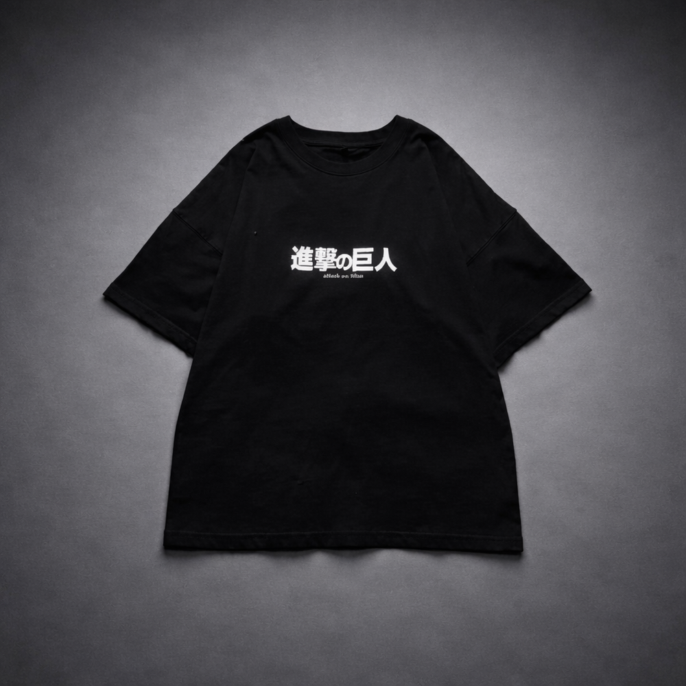 Attack On Titan – Inspired Unisex Drop shoulder Tee