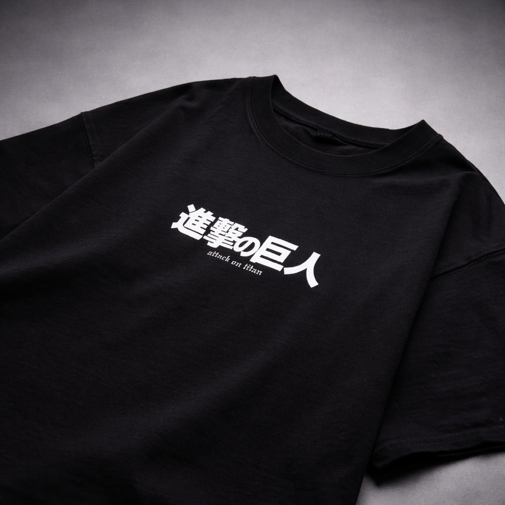 Attack On Titan – Inspired Unisex Drop shoulder Tee