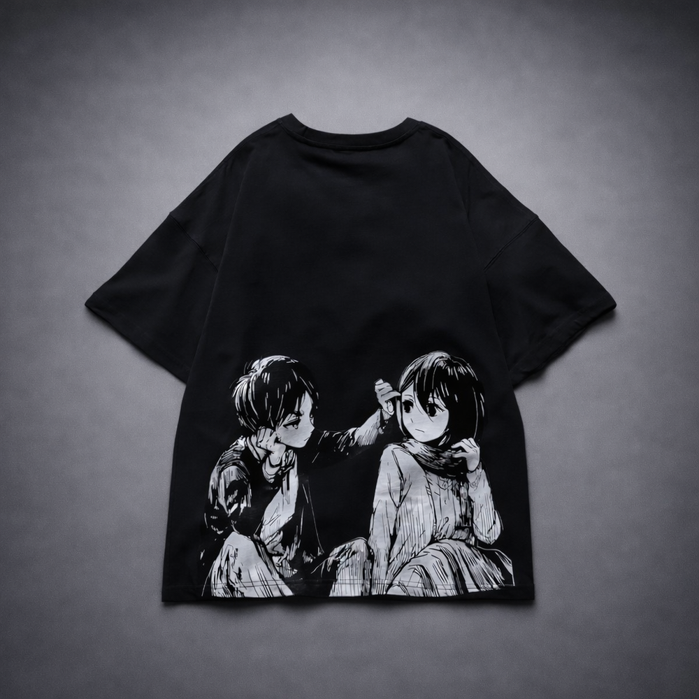 Attack On Titan – Inspired Unisex Drop shoulder Tee