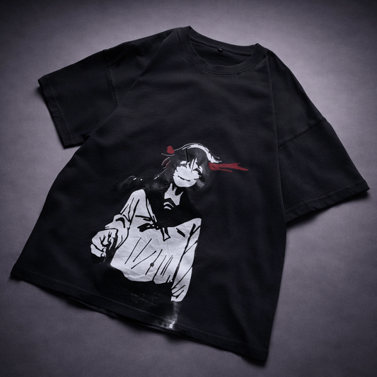 Toji and Riko – Inspired Unisex Drop shoulder Tee