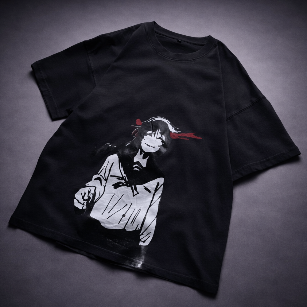 Toji and Riko – Inspired Unisex Drop shoulder Tee