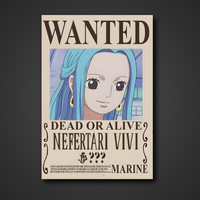 Nefertari Vivi "Miss Wednesday" Commemorative Bounty Poster- A3 & A4 One Piece Wall Art