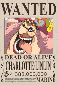 Charlotte Linlin "Big Mom" 4,388,000,000 Berry Bounty Poster - A3 & A4 One Piece Wall Art