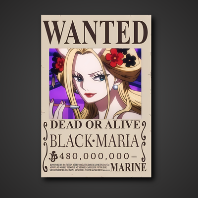 Black Maria 480 Million Berry Bounty Poster - A3 & A4 One Piece Wall Art