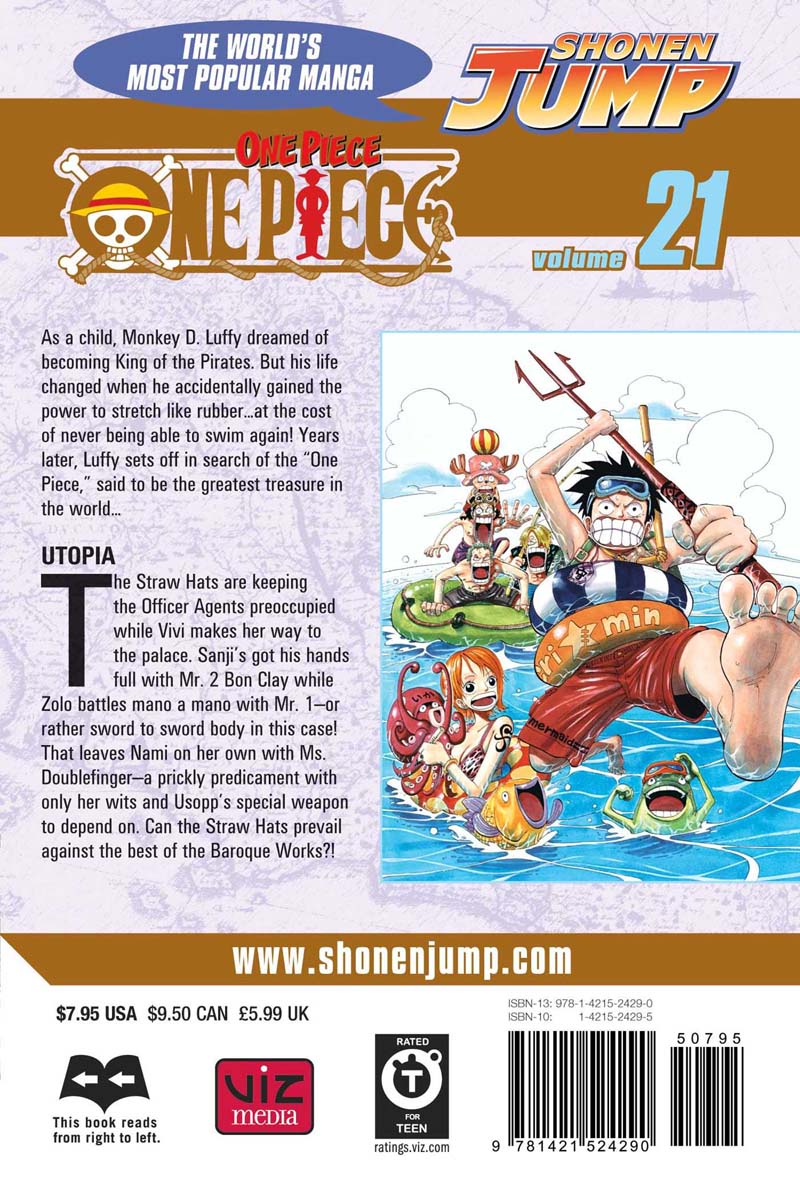 One Piece Manga Volume 21