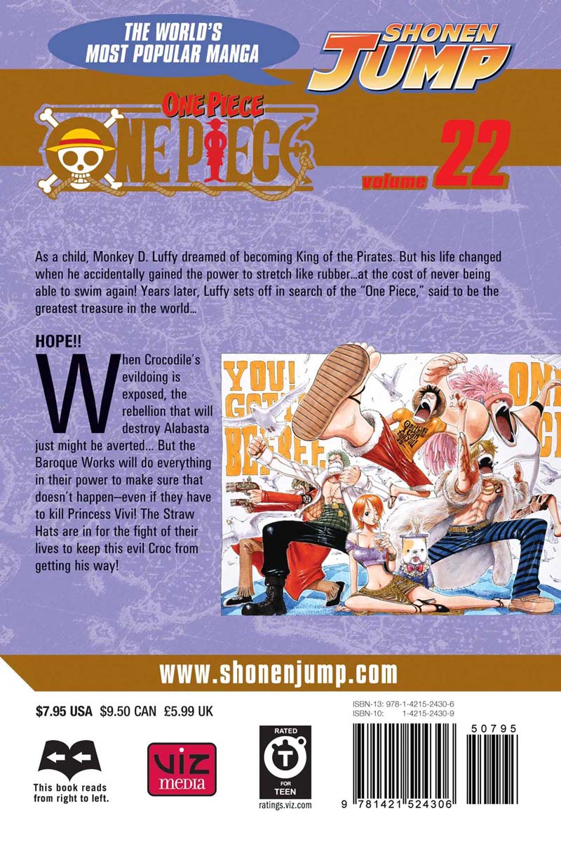 One Piece Manga Volume 22