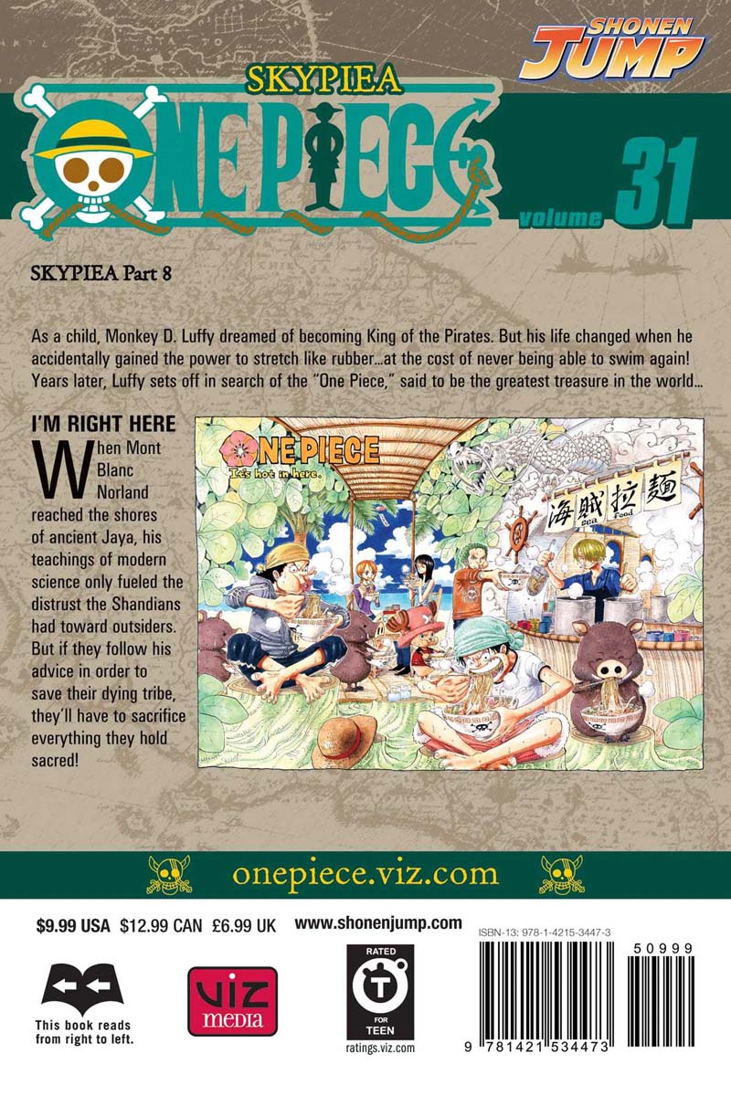 One Piece Manga Volume 31