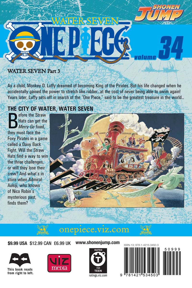 One Piece Manga Volume 34