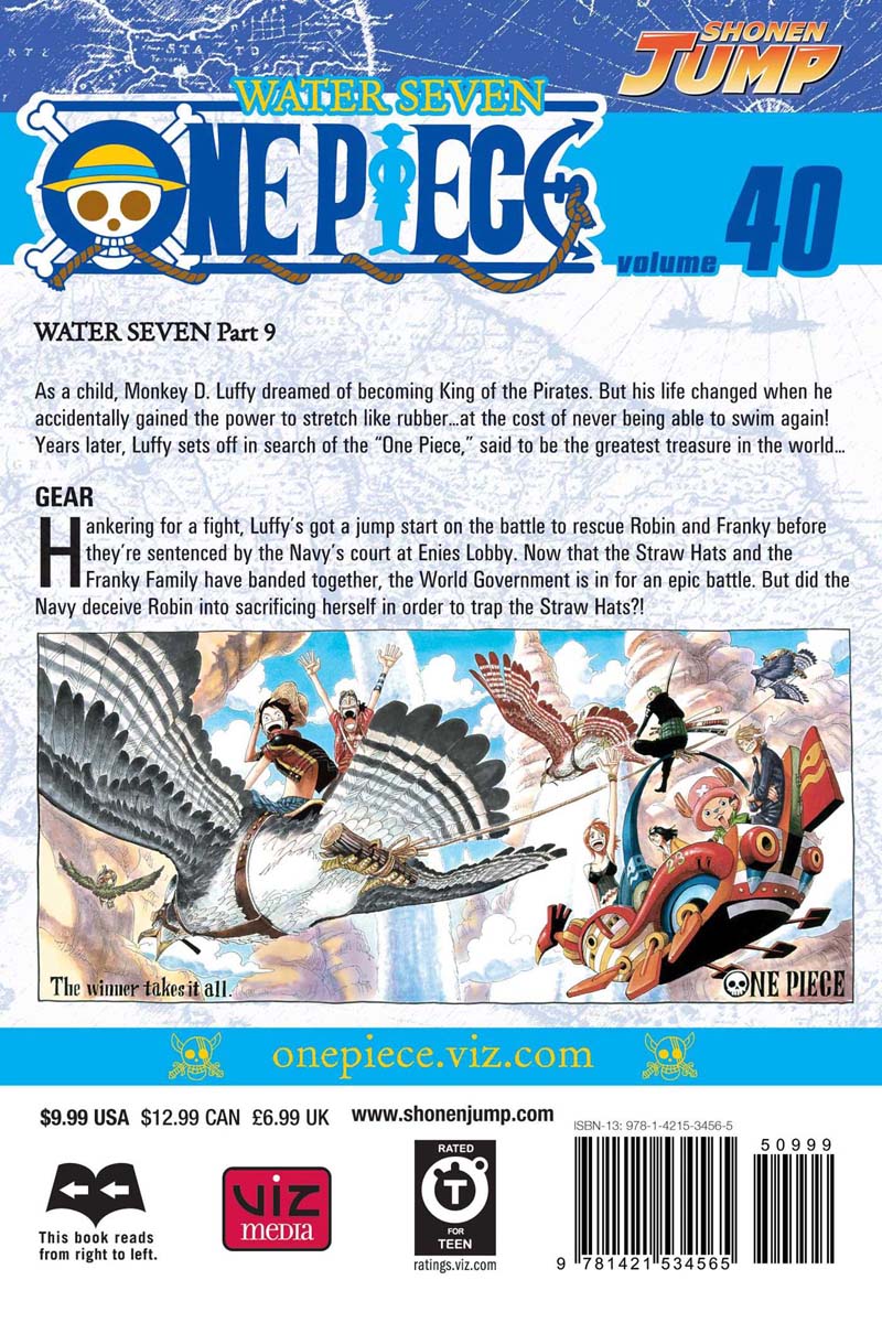 One Piece Manga Volume 40