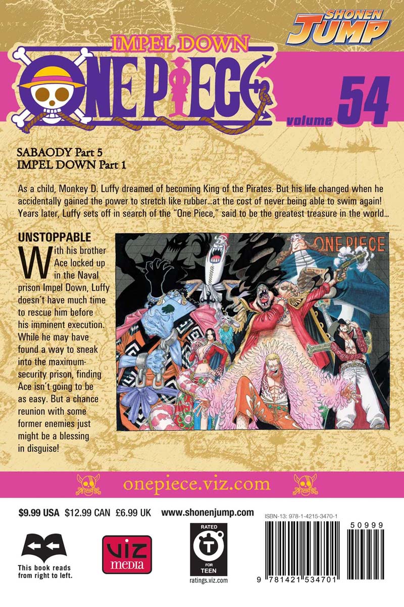 One Piece Manga Volume 54