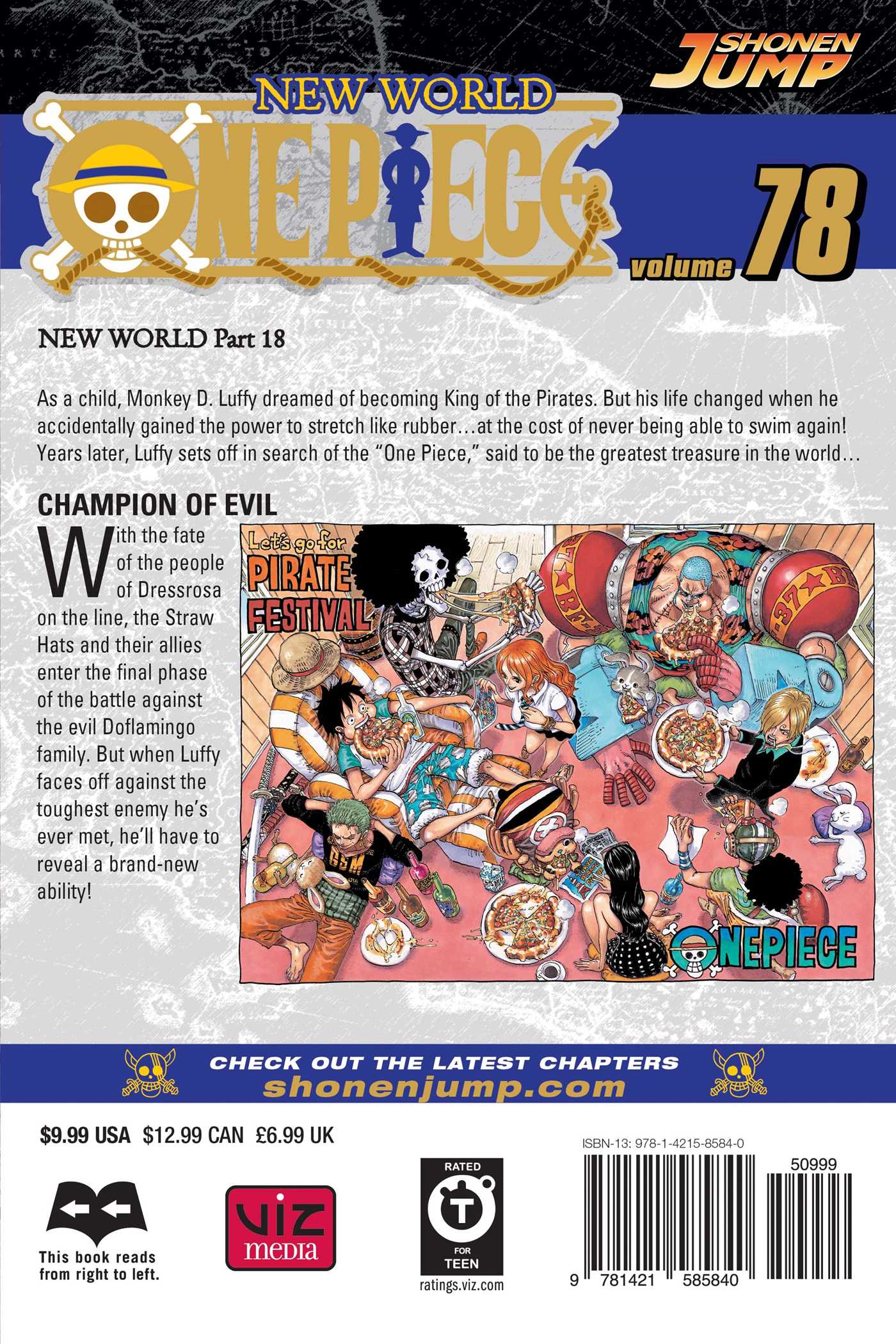 One Piece Manga Volume 78