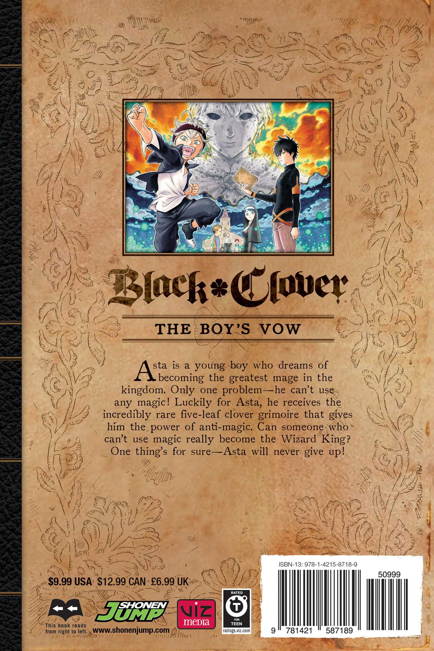 Black Clover Manga Volume 1