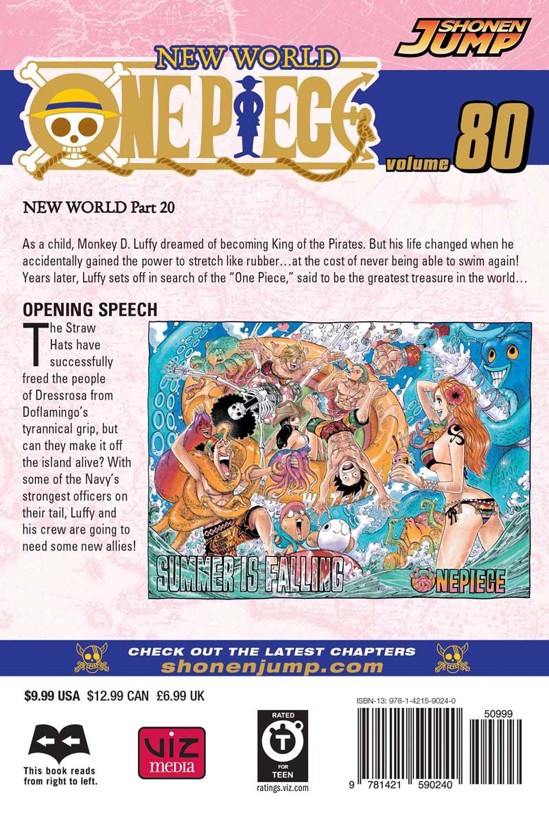 One Piece Manga Volume 80