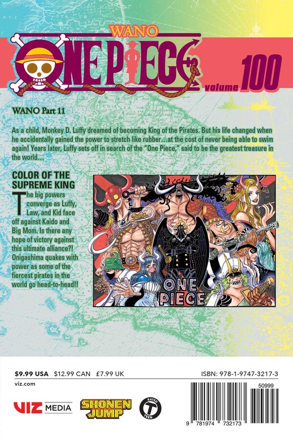 One Piece Manga Volume 100