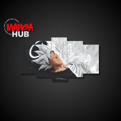 Goku Angle Wall Art | 5-Panel Wall Art