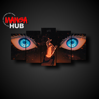 Jujustus kiysen Wall Art | 5-Panel Wall Art