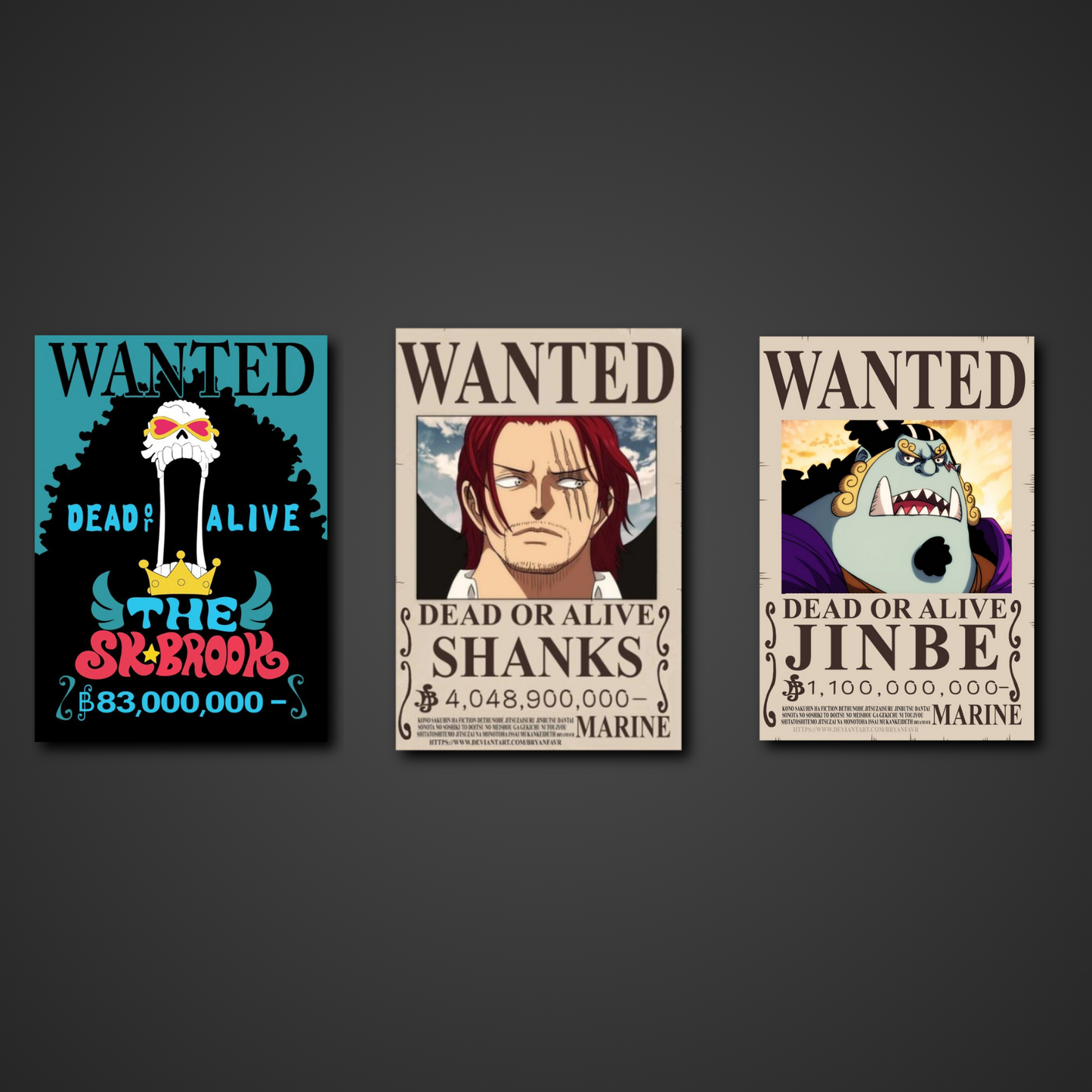 Wanted Posters Set 3 | One Piece