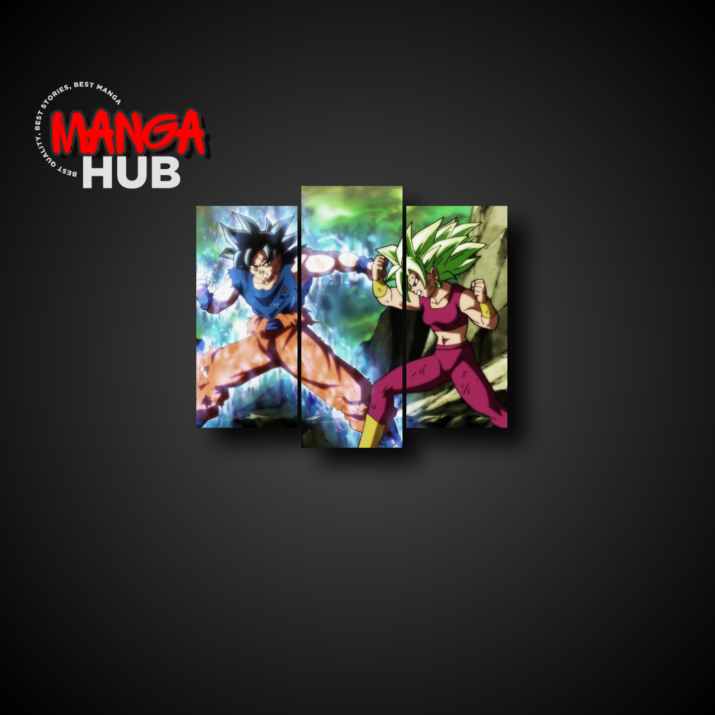 Dragon Ball Z Wall Art | 3-Panel Wall Art