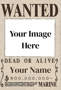 This Custom "Your Face, Your Bounty" Poster Service - A3 & A4 One Piece Wall Art
